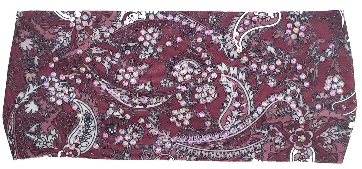 Paisley Maroon