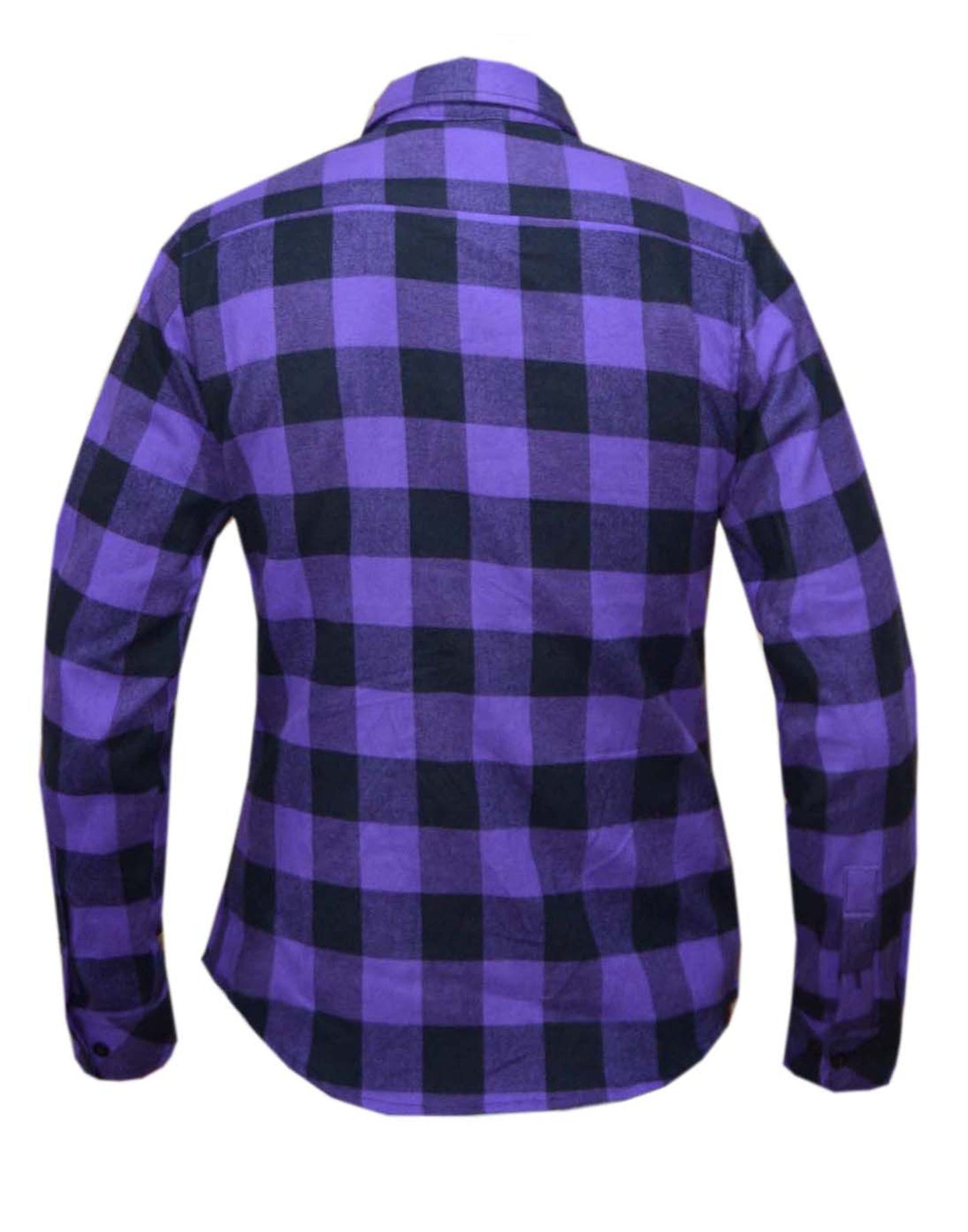 Ladies Riding Flannel Purple and Black