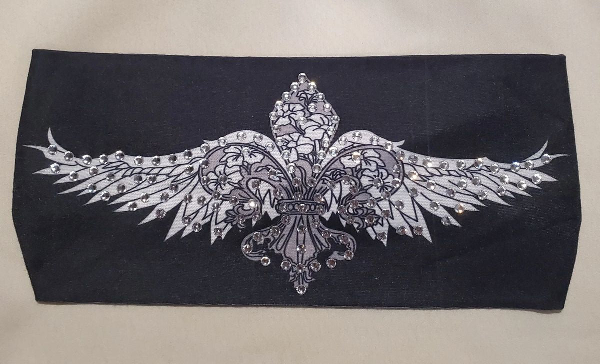 Flor De Lis Wings Headband