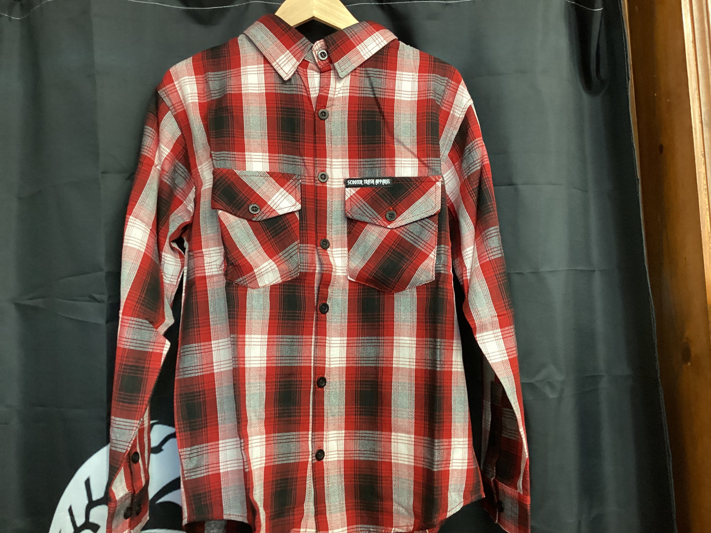 Scooter trash flannel