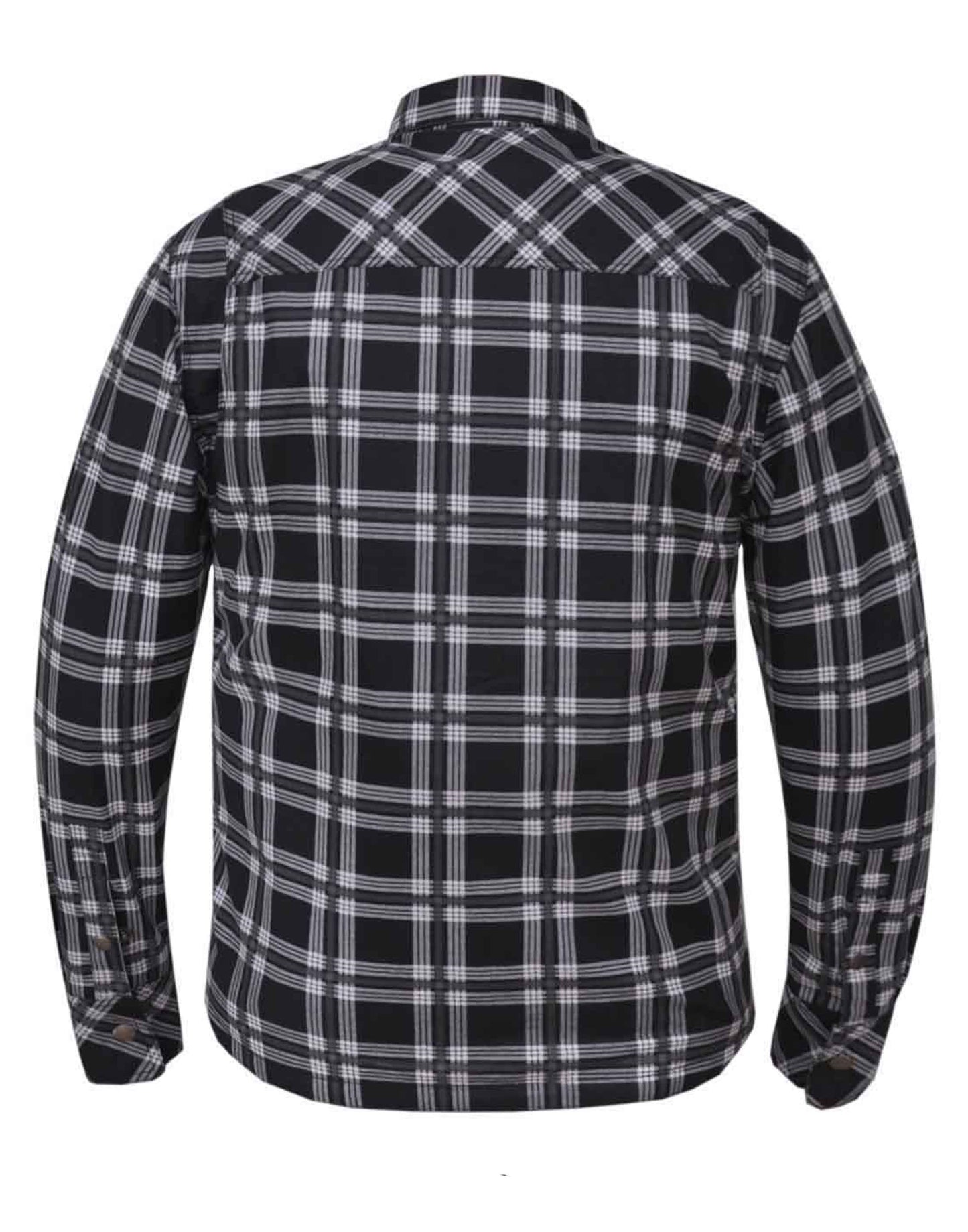 Men’s Black and White Riding Flannel