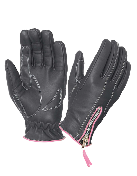 Ladies Full Finger Leather Gloves