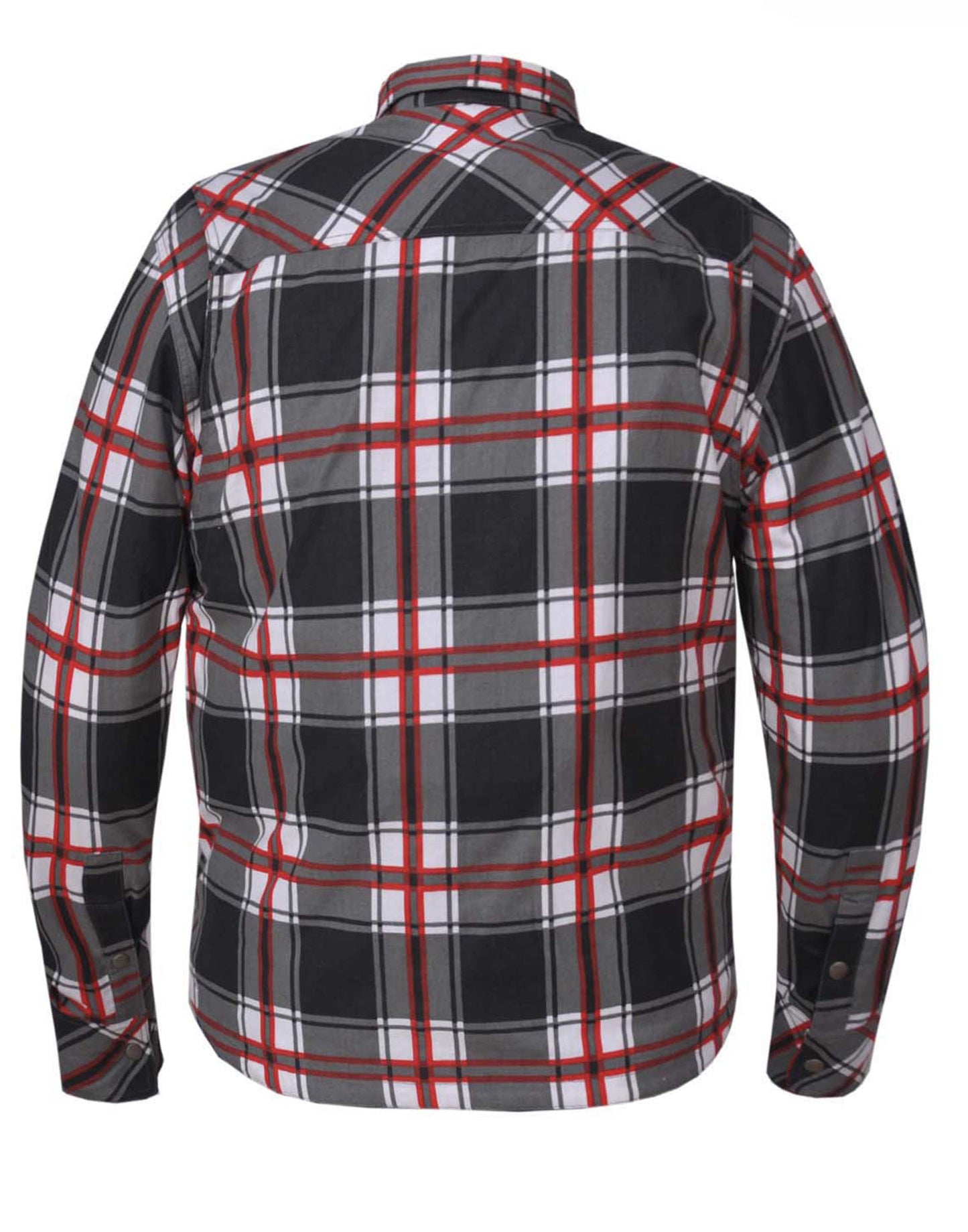 Men’s Red, White and Gray Riding Flannel