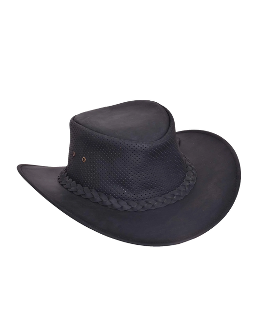 Men’s Premium Leather Cowboy Hat