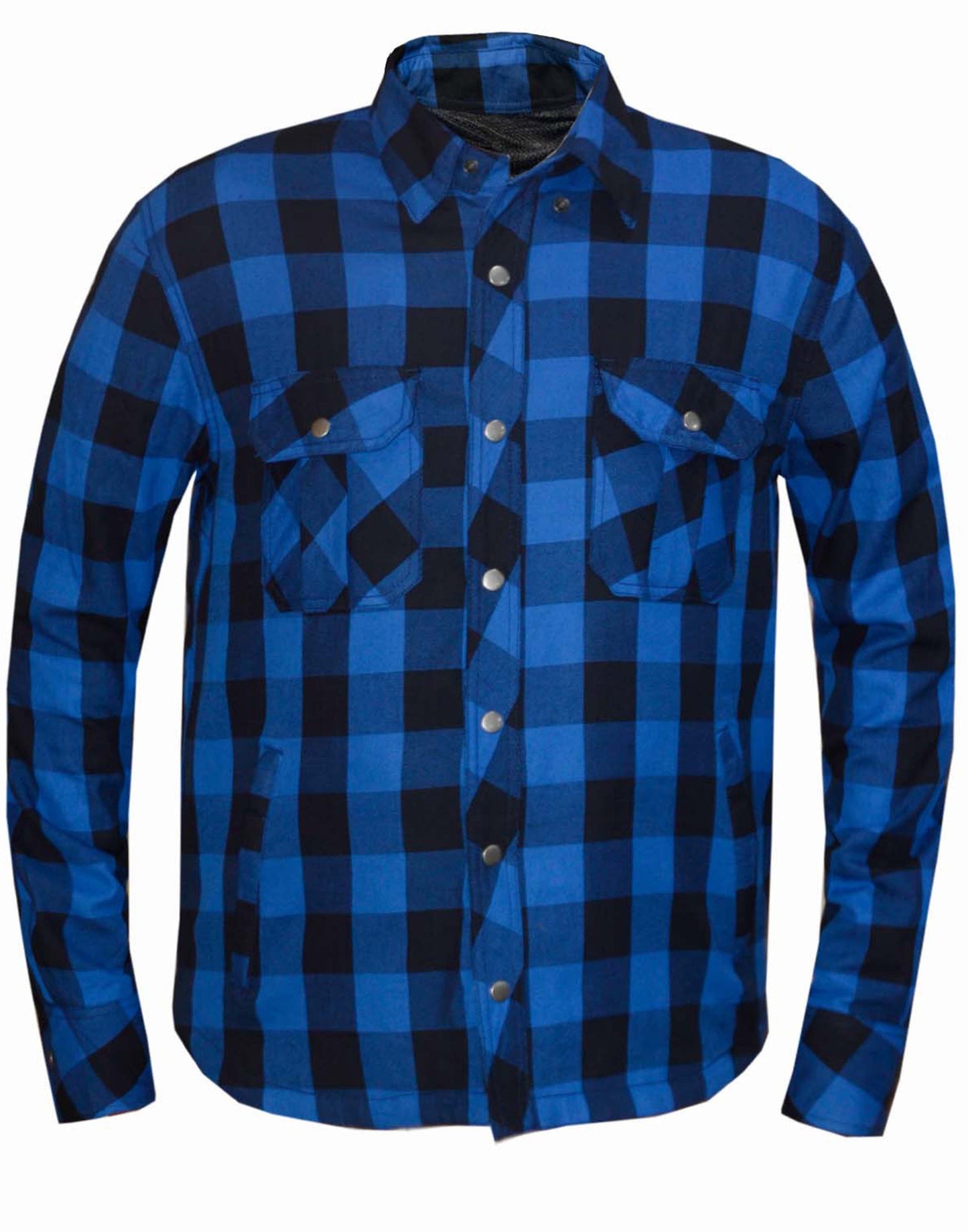 Men’s Blue and Black Riding Flannel