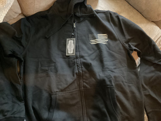 Men’s Reflective American Flag Hoodie