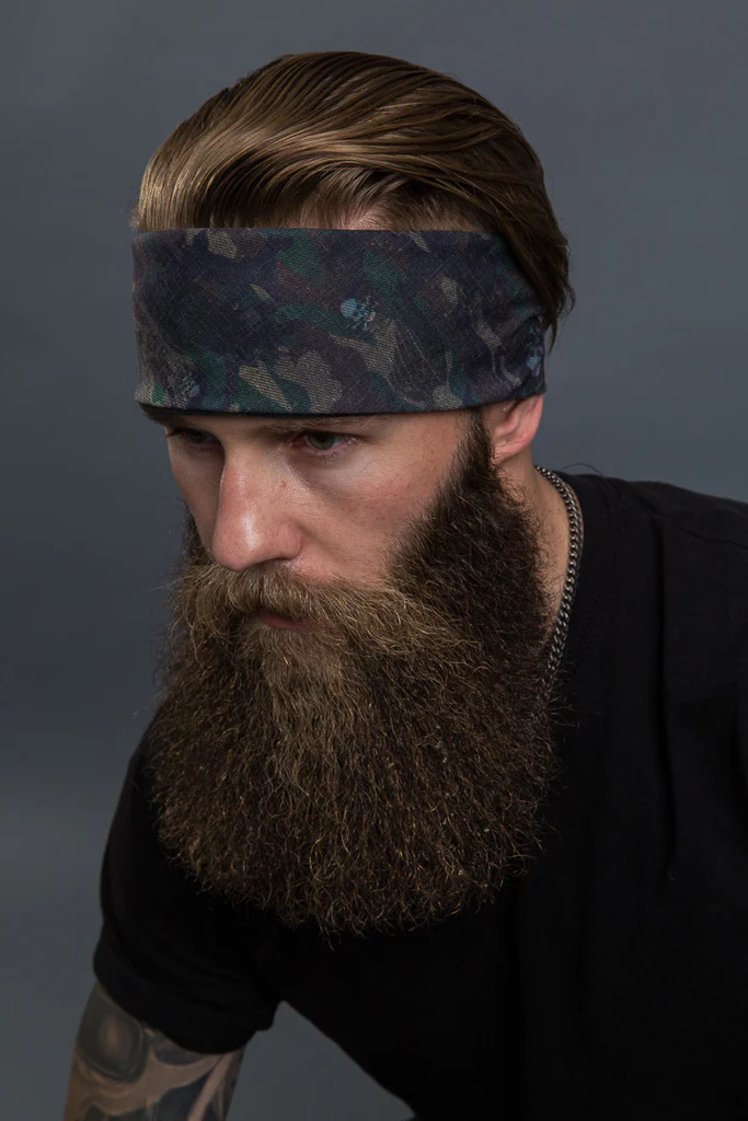 VINTAGE P.O.W. CAMOUFLAGE 24.5" BANDANA